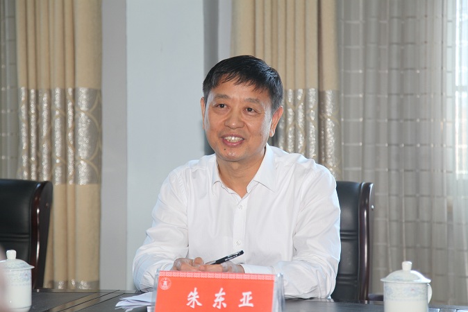 朱东亚区长莅临国土分局检查指导工作