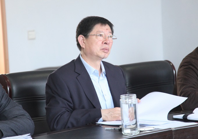 睢阳区区长栗朝举到睢阳分局调研指导国土资源管理工作