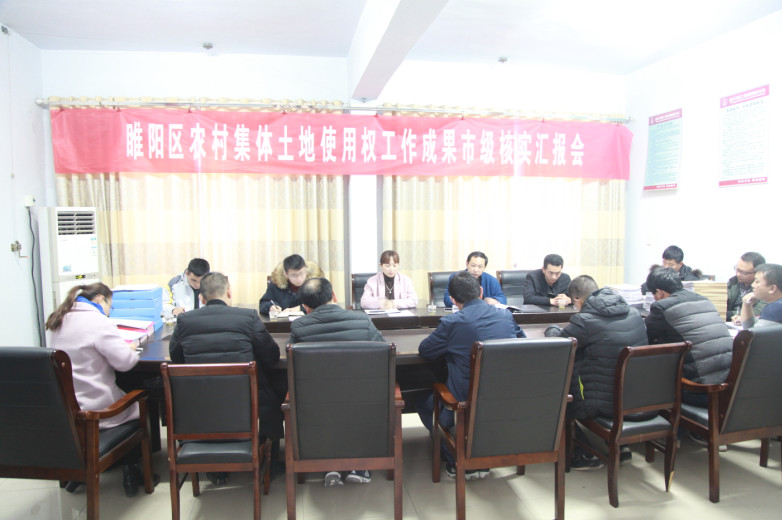 市推进办对睢阳区集体土地使用权工作成果进行核实