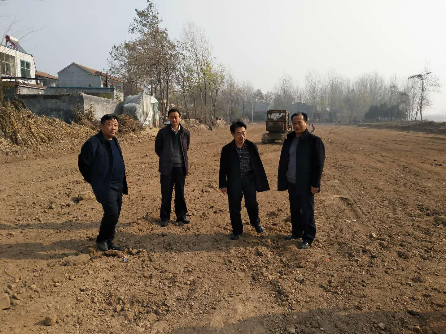 睢阳区人大主任陈东程现场督导增减挂钩拆旧区复垦工作