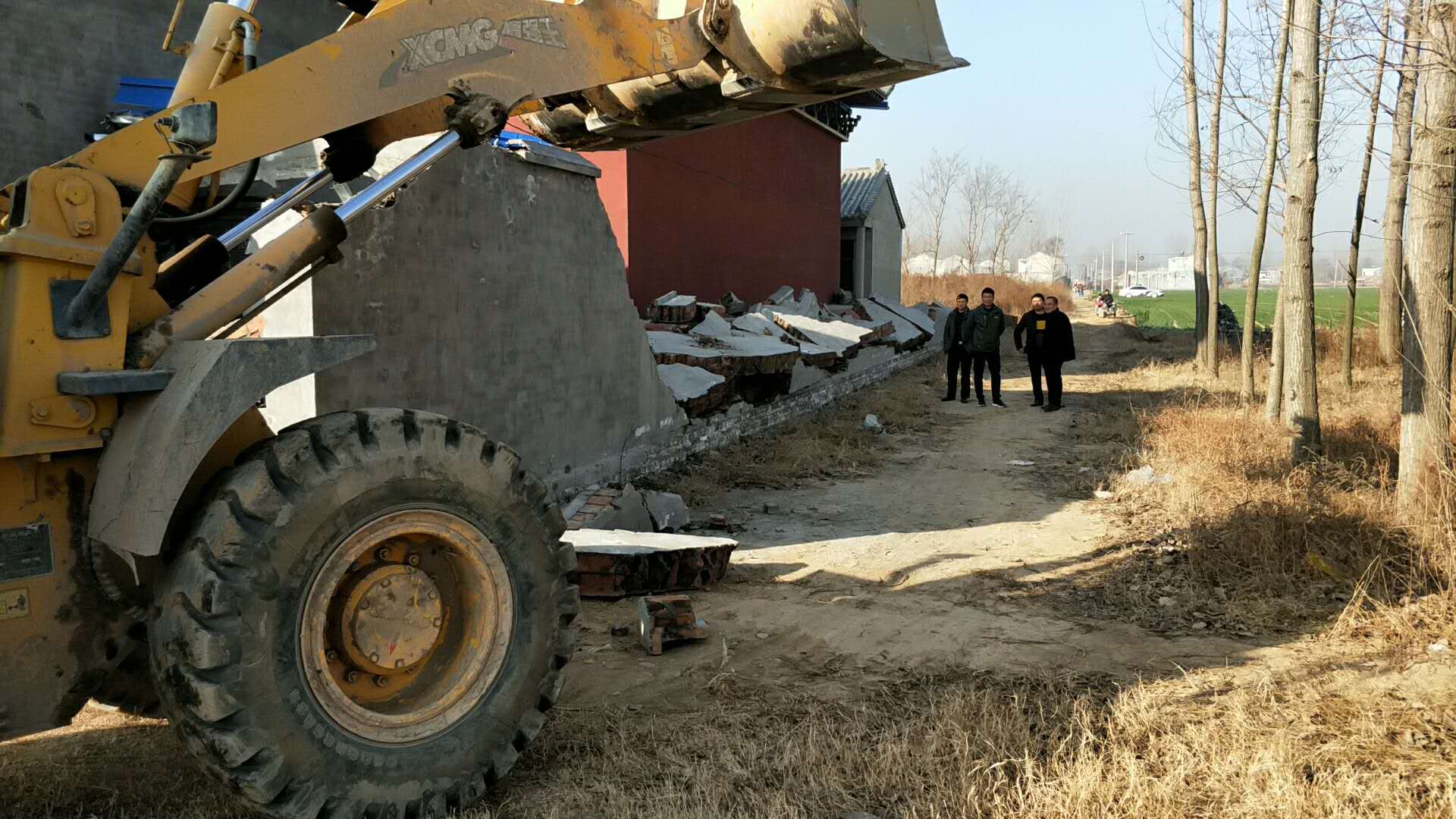 睢阳国土分局配合乡镇政府强力推进卫片清零