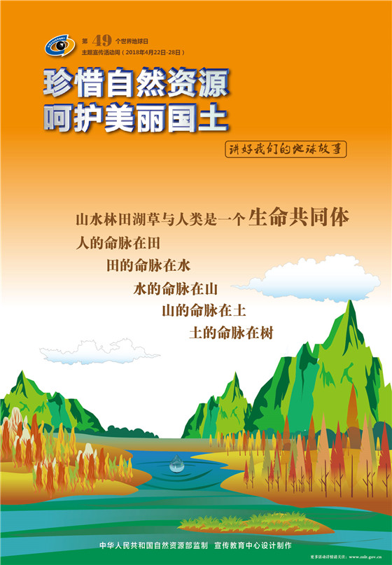 第49个世界地球日主题宣传活动周海报下载