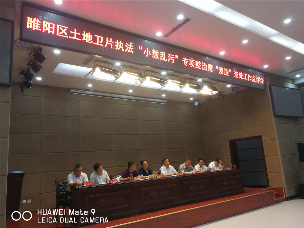 睢阳区召开会议对土地卫片执法“小散乱污”专项整治工作进行点评