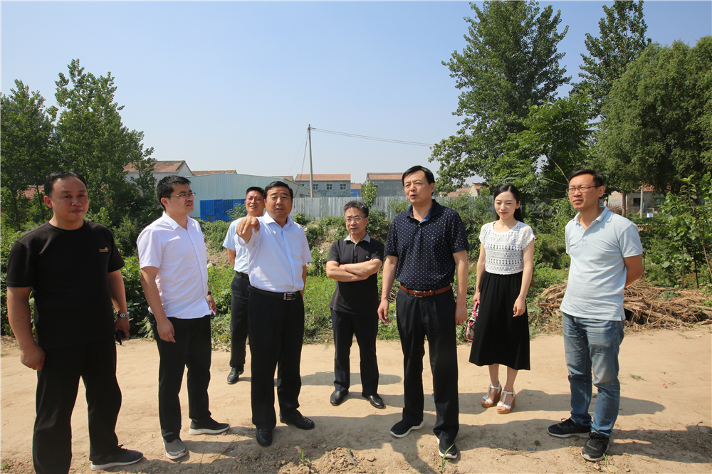 省国土资源厅调研组莅临睢阳区调研督导补充耕地项目推进工作